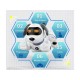 Радиоуправляемая робот-собака LENENG TOYS K16 звук, свет, танцы, сенсор