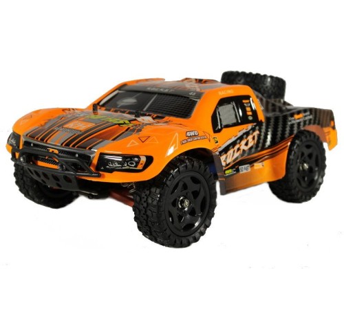Радиоуправляемый шорт-корс Remo Hobby Rocket UPGRADE V2.0 (оранжевый) 4WD 2.4G 1/16 RTR