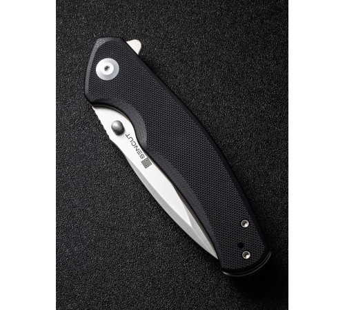 Складной нож SENCUT Slashkin D2 Steel Satin Finished Handle G10 Black