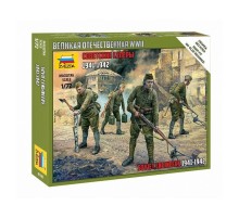 Сборные солдатики ZVEZDA Советские саперы, 1/72