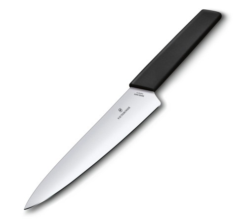 Нож разделочный VICTORINOX Swiss Modern, 19 см, нержавеющая сталь / синтетический материал, чёрный