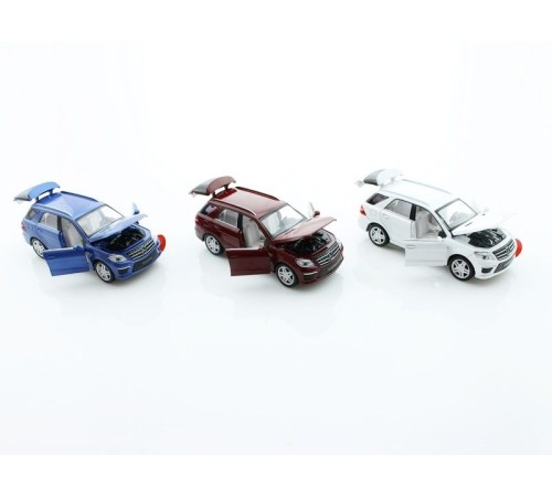 Машина 1:32 Mercedes-Benz ML63 AMG свет, звук, инерция 15см (1/12шт) б/к