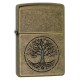 Зажигалка ZIPPO Classic с покрытием Antique Brass™, латунь/сталь, медная, матовая, 38x13x57 мм