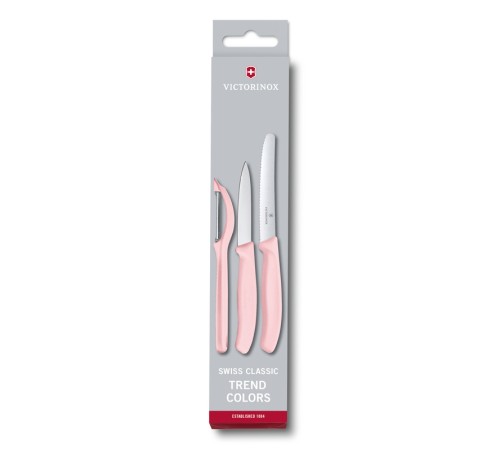 Набор из 3 ножей VICTORINOX Swiss Classic: нож для овощей, столовый нож 11 см, нож для овощей 8 см