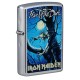 Зажигалка ZIPPO Iron Maiden с покрытием Street Chrome™, латунь/сталь, серебристая, 38x13x57 мм