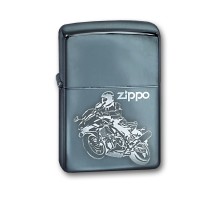Зажигалка ZIPPO с покрытием High Polish Chrome, латунь/сталь, серебристая, глянцевая, 38x13x57 мм