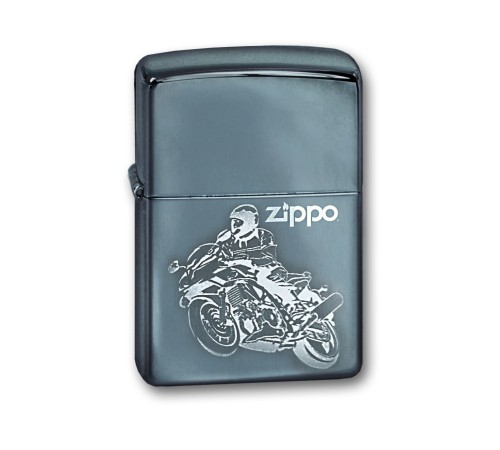 Зажигалка ZIPPO с покрытием High Polish Chrome, латунь/сталь, серебристая, глянцевая, 38x13x57 мм