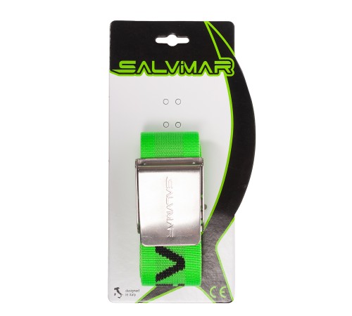 Нейлоновый грузовой ремень SALVIMAR с пряжкой из нержавеющей стали, Зеленый