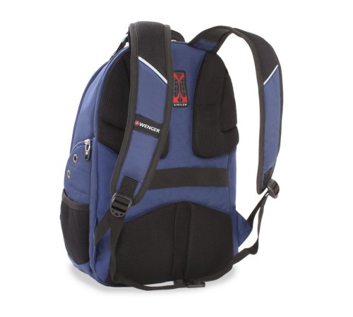 Рюкзак WENGER, 15”, синий, полиэстер 900D, 47х34х16,5 см, 26 литров