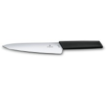 Нож разделочный VICTORINOX Swiss Modern, 19 см, нержавеющая сталь / синтетический материал, чёрный