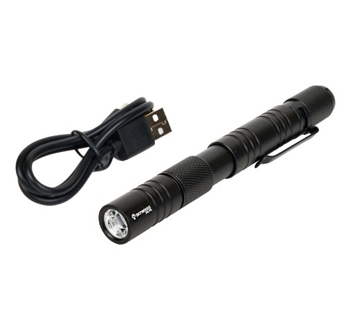 Фонарь-ручка SKYWOODS PENLIGHT FIX P5 Long, 360 люмен, фокусировка луча, Type-C