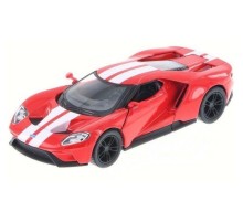 Машина Kinsmart 1:38 2017 Ford GT with printing инерция (1/12шт.) б/к