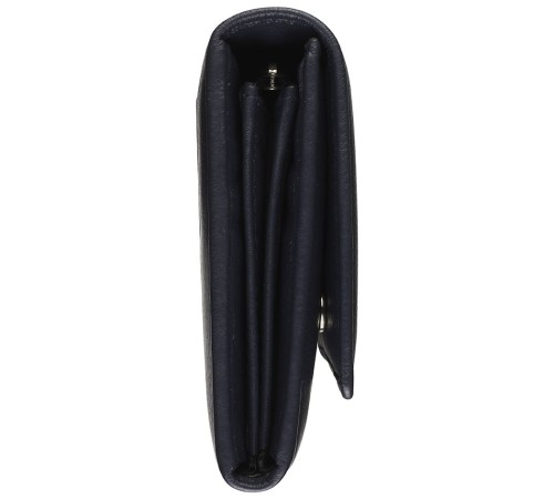 Кошелёк женский BUGATTI Lady Top, тёмно-синий, натуральная воловья кожа, 20х2,5х10,5 см
