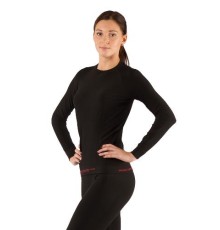 Футболка женская Atala/ дл. рукав/ синтетика/ черный/ S-M, Atala9090SM