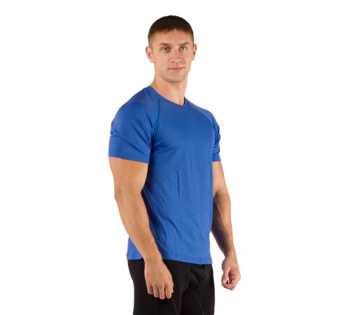 Футболка  мужская Quido/ кор. рукав/ шерсть 160/ синий / XL, Quido5555XL