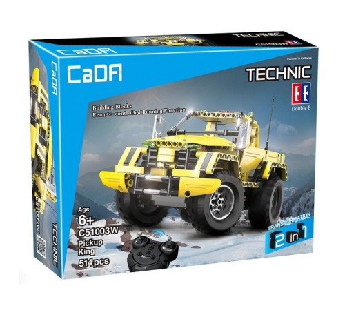 Р/У конструктор CaDA Technic пикап 