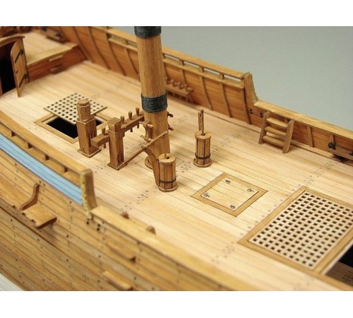 Сборная картонная модель Shipyard флейт Schwarzer Rabe (№39), 1/96