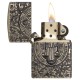 Зажигалка ZIPPO Armor® с покрытием Antique Brass, латунь/сталь, золотистая, матовая, 38x13x57 мм