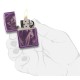 Зажигалка ZIPPO Anne Stokes с покрытием Abyss™, латунь/сталь, сиреневая, глянцевая, 38x13x57 мм