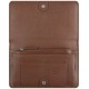 Кошелёк женский BUGATTI Lady Top, коньячный, натуральная воловья кожа, 19,5х2х11,2 см