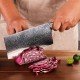 Нож из дамасской стали для мяса Keemake 7 Inch Cleaver Knife Phoenix, бежевый
