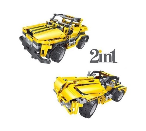 Р/У конструктор Qihui Mechanical Master 2 в 1 Пикап и Родстер (426 деталей)