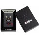 Зажигалка ZIPPO Samurai Helmet Design с покрытием Black Matte, латунь/сталь, чёрная, 38x13x57 мм