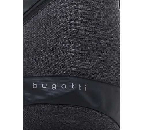 Рюкзак с одним плечевым ремнем BUGATTI Universum, графитовы, полиэстер меланж/тарпаулин, 23х14х42 см