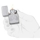 Зажигалка ZIPPO Dancing Dragons с покрытием High Polish Chrome, латунь/сталь, серебро, 38x13x57 мм