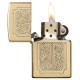 Зажигалка ZIPPO Armor™ с покрытием High Polish Brass, латунь/сталь, золотистая, 38x13x57 мм