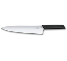 Нож разделочный VICTORINOX Swiss Modern, 25 см, нержавеющая сталь / синтетический материал, чёрный
