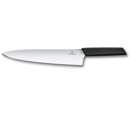 Нож разделочный VICTORINOX Swiss Modern, 25 см, нержавеющая сталь / синтетический материал, чёрный