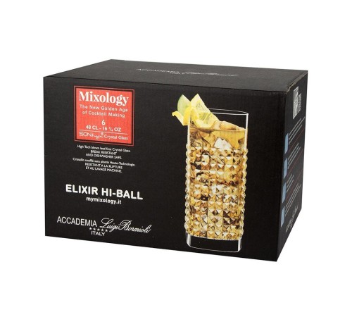 Бокалы для воды и коктейлей Luigi Bormioli Mixology Elixir 6 шт.