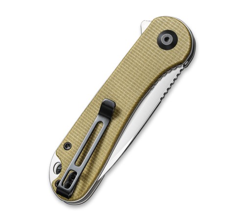Складной нож CIVIVI Elementum D2 Steel Satin Finished Olive Micarta