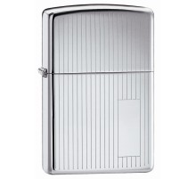 Зажигалка ZIPPO Classic с покрытием High Polish Chrome, латунь/сталь, серебристая, 38x13x57 мм