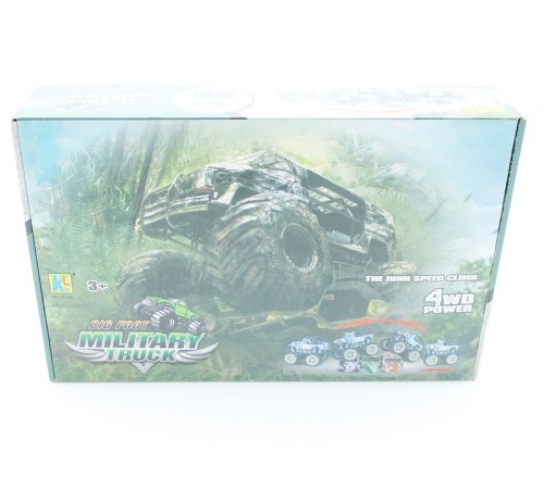 Машина инерционная KLX500-21 Bigfoot Military 4WD (в асс., 8 шт./кор.)
