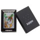 Зажигалка ZIPPO Dragon Design с покрытием Street Chrome™, латунь/сталь, серебристая, 38x13x57 мм