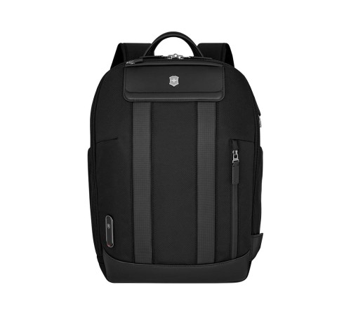 Рюкзак VICTORINOX Architecture Urban2 City Backpack 14'', черный, полиэстер/кожа, 30x19x42 см,17 л
