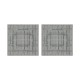 Блюдо квадратное Nachtmann SQUARE 28x28 см дымчатое