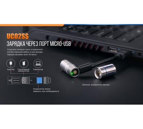 Фонарь Fenix UC02SSblue