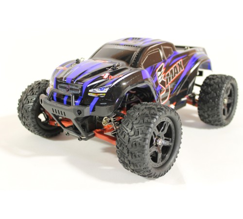 Радиоуправляемый монстр Remo Hobby SMAX Brushless UPGRADE (синий) 4WD 2.4G 1/16 RTR