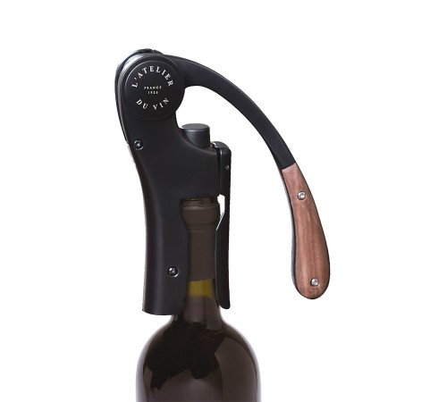 Штопор для вина рычажный L'Atelier du Vin Oeno Motion Wood & Black