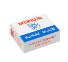 Лезвия для бритья MERKUR для контурного станка 907000, (10 шт) в картонной коробке