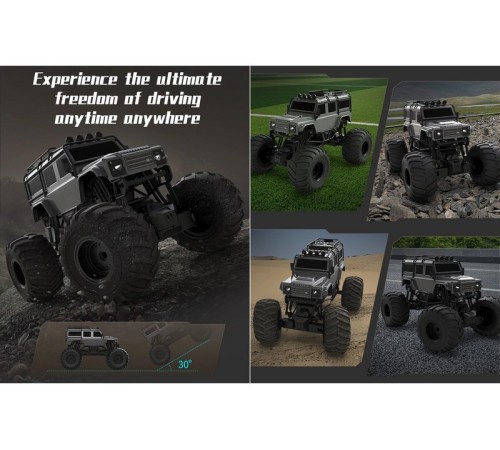 Радиоуправляемый внедорожник Double Eagle Land Rover Defender D110 Bigfoot 1/6 4WD 2.4G RTR