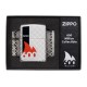 Зажигалка ZIPPO 600 Million с покрытием High Polish Chrome, латунь/сталь, серебристая, 38x13x57 мм