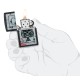 Зажигалка ZIPPO с покрытием Black Matte, латунь/сталь, черная, матовая, 38x13x57 мм
