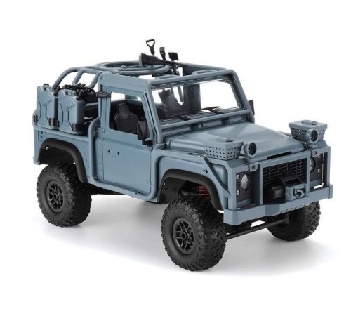 Радиоуправляемая машина MN MODEL англ. пикап Defender спецназ рейнджеров (синий) 4WD 2.4G 1/12 RTR