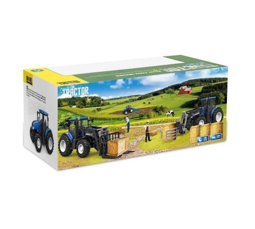 Р/У фермерский трактор Korody с роторной косилкой, мет. кузов 1/24 2.4G 6CH RTR