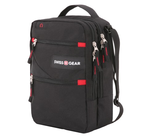Сумка-планшет SWISSGEAR черный, полиэстер M2, 22 x 9 x 29 см