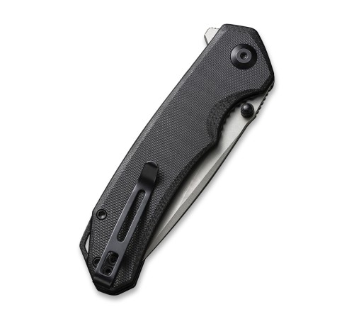 Складной нож CIVIVI Brazen 14C28N Steel Stonewashed Handle G10 Black C2102C
